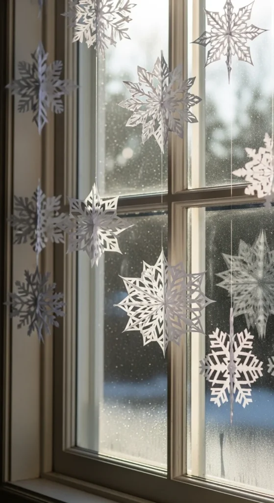 Snowflake Window Decorations