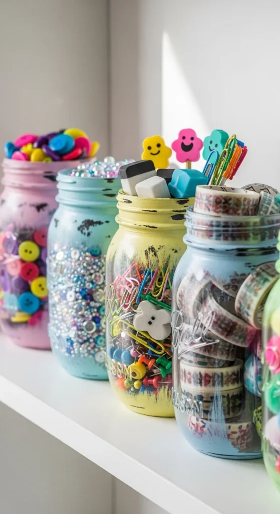 Transform Jars into Stylish Storage