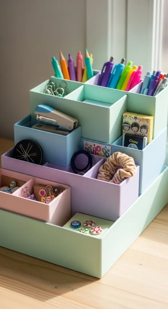 Turn Cardboard into Decorative Storage