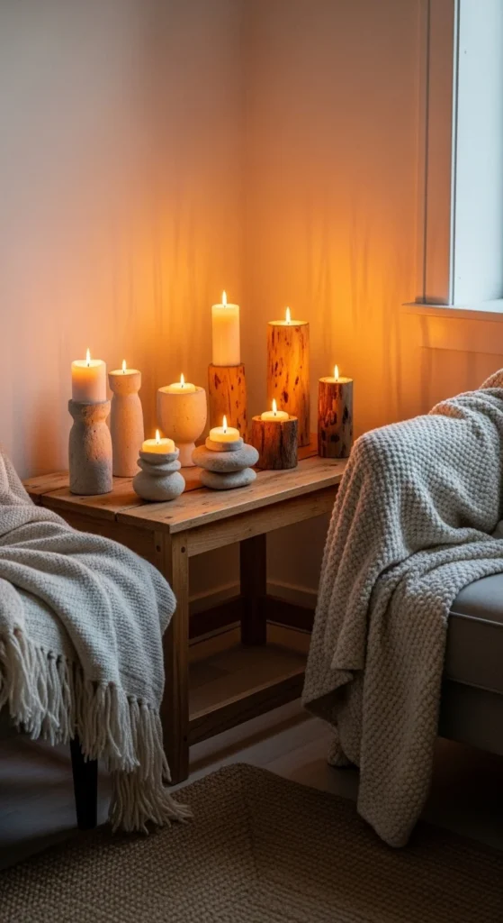 how to make diy candle holders