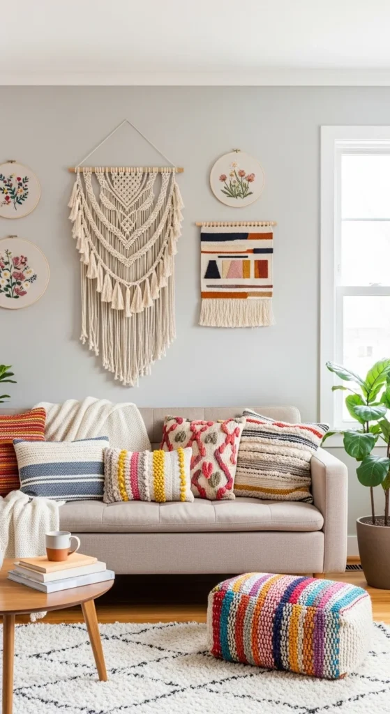 how to make diy crafts for living room
