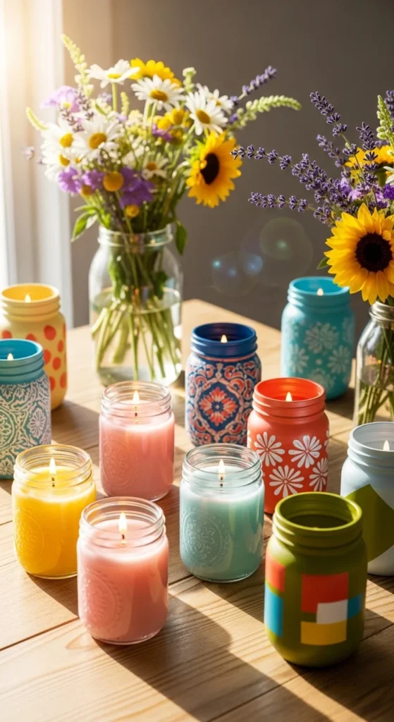 how to make diy crafts with mason jars