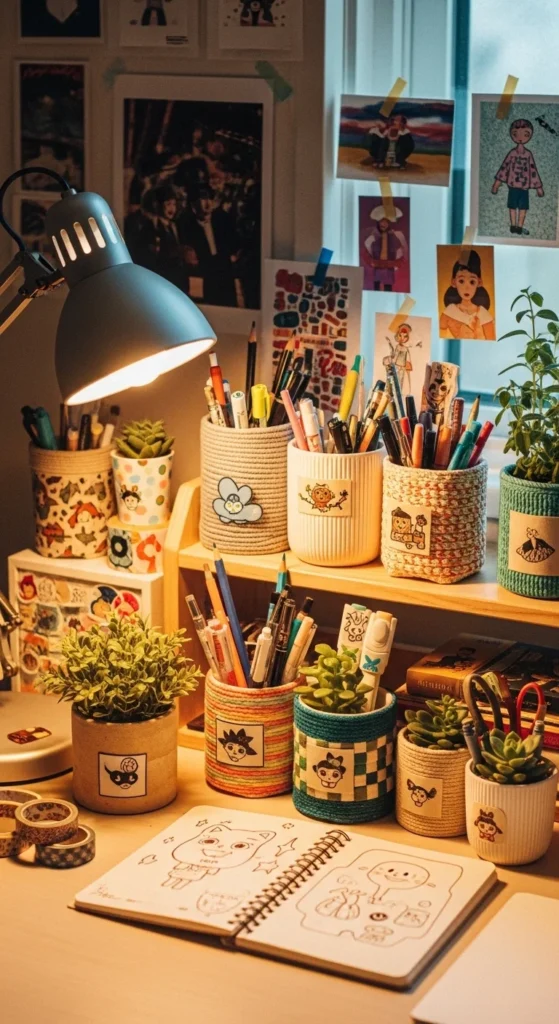 how to make diy desk decor