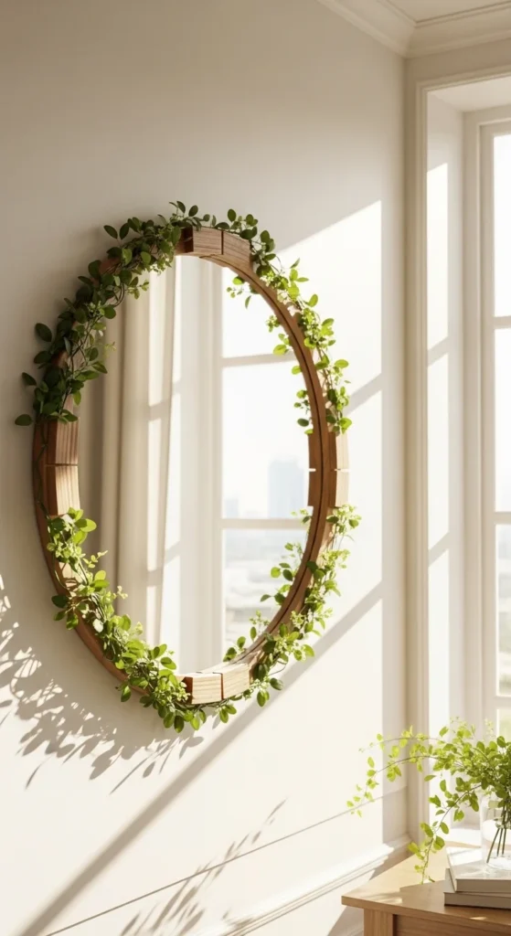 how to make diy mirror decor