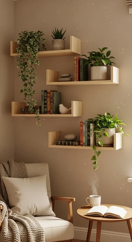 how to make diy wall shelves