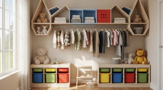 26 Cute Kids Closet Organization Ideas for a Neat and Practical Space