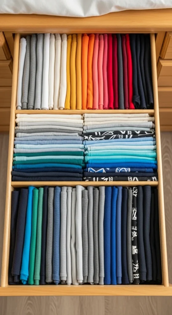 Fold Clothes Vertically