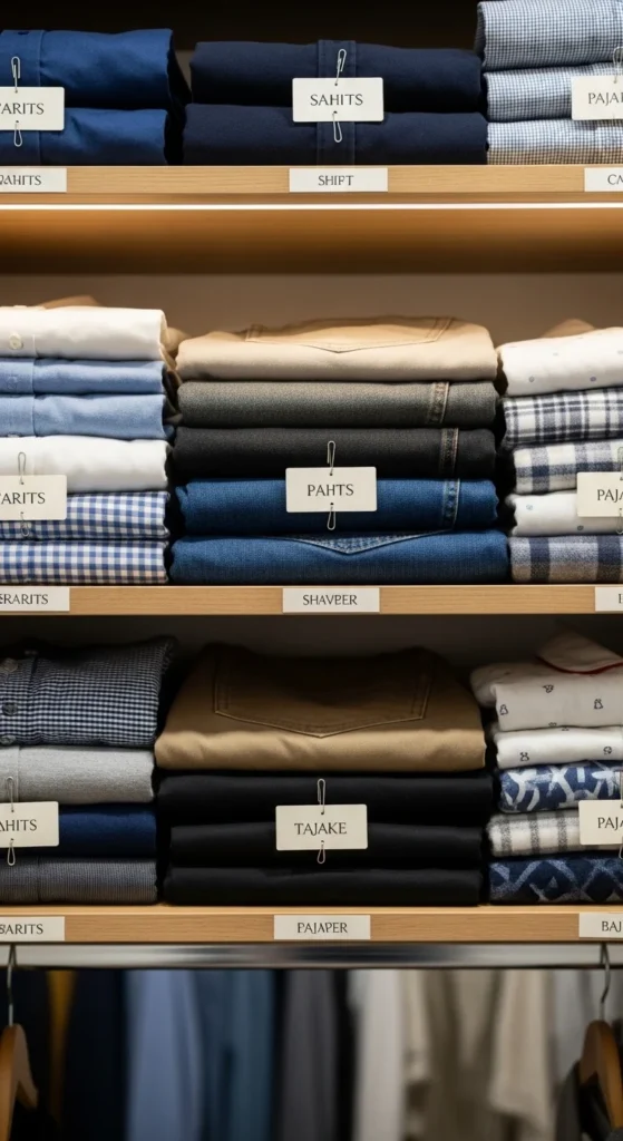 Folded Clothes by Category