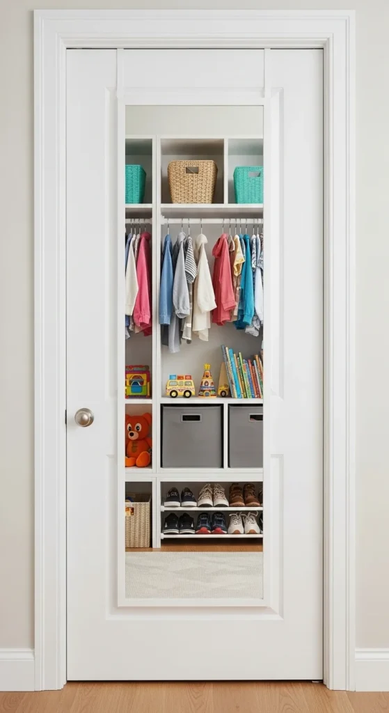 Mirror on Closet Door
