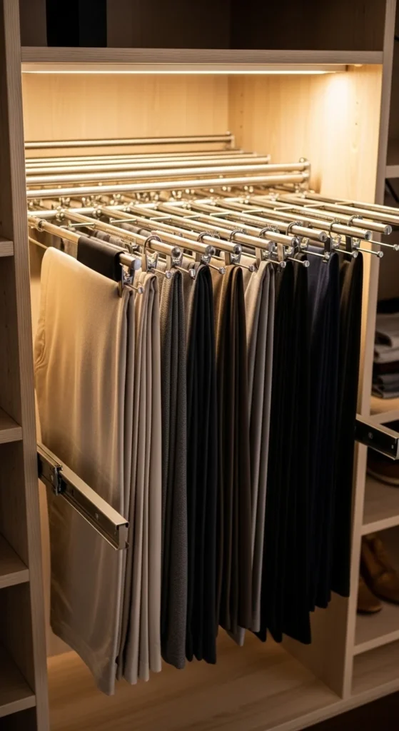 Pull-Out Pants Rack
