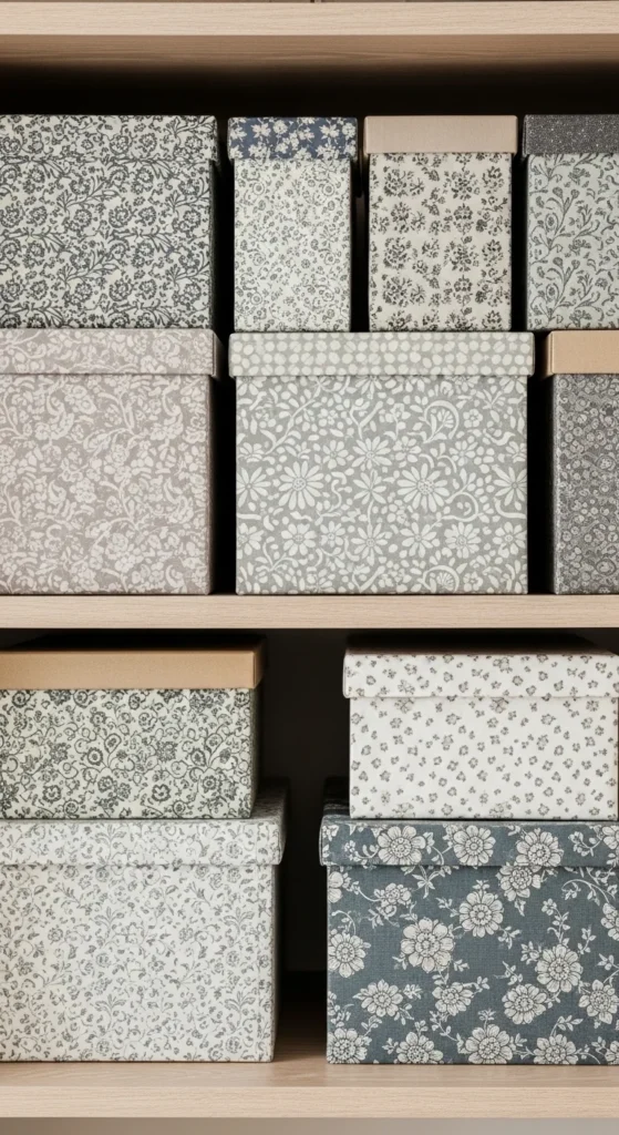 Repurpose Old Boxes for Storage