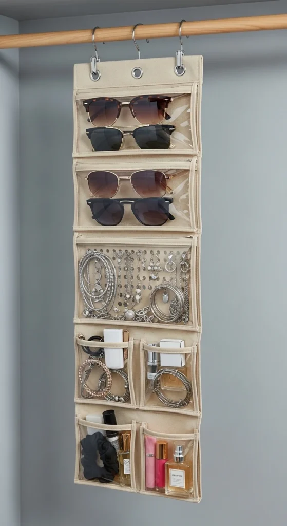 Use Hanging Bags for Accessories