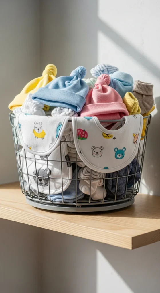 Use Rotating Baskets for Accessories