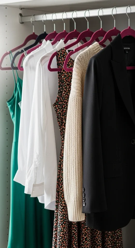 Use Slim Hangers for Extra Space