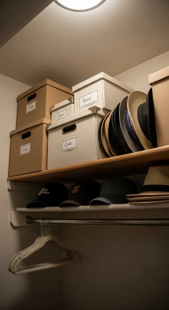 Utilize the Closet Ceiling