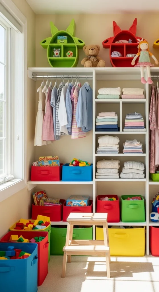 kids closet organization ideas
