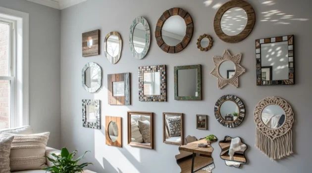 21 Creative DIY Mirror Wall Decor Ideas for a Budget-Friendly Makeover