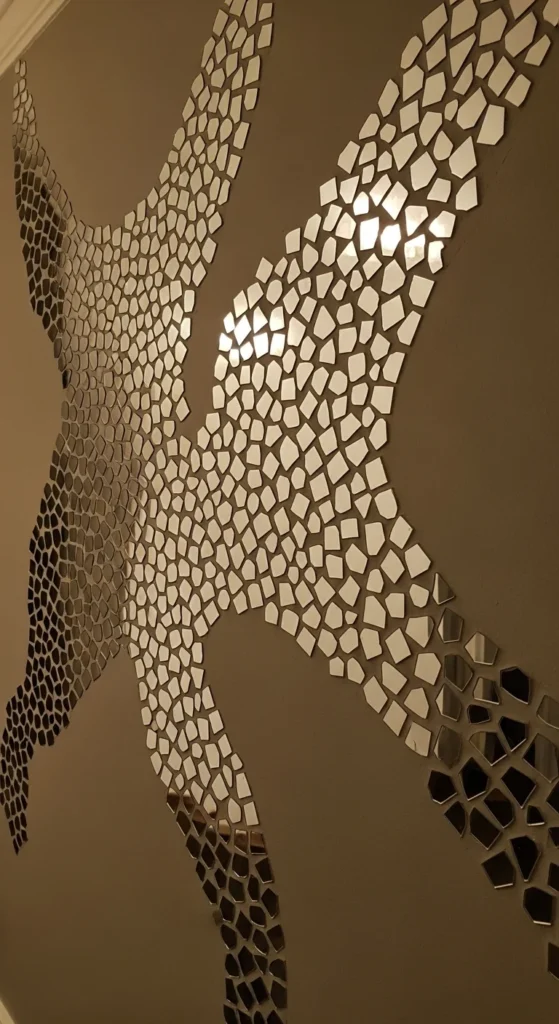 Add Mirror Tiles for DIY Decor