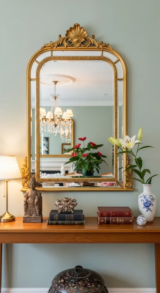 Add Mirrors Above Furniture