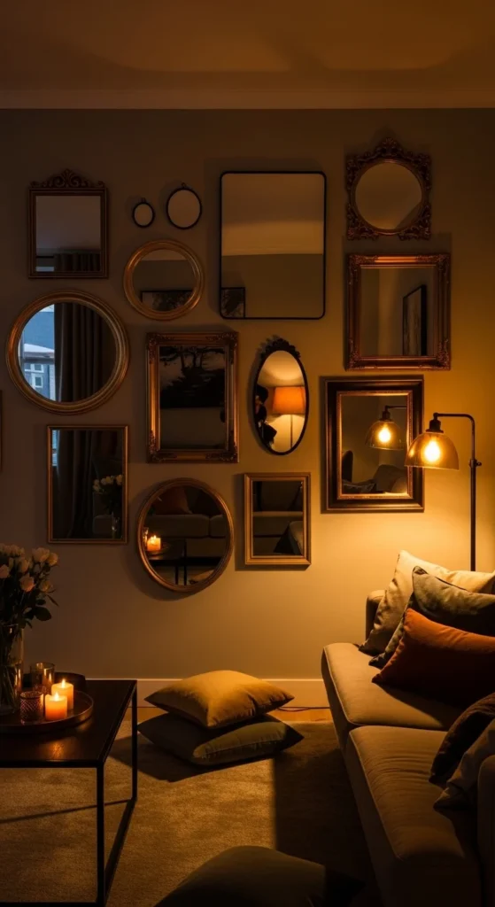 Create a Full Mirror Gallery Wall