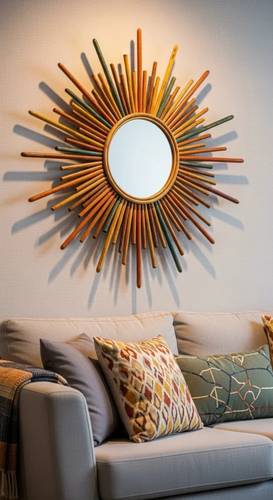 DIY Sunburst Mirror