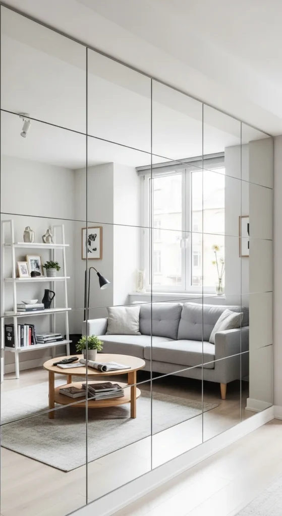 Full Wall Mirror for Small Spaces