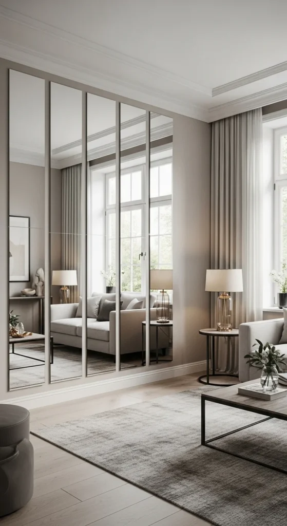 Hang Mirrors Vertically