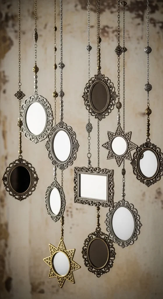 Hanging Chain Mirrors