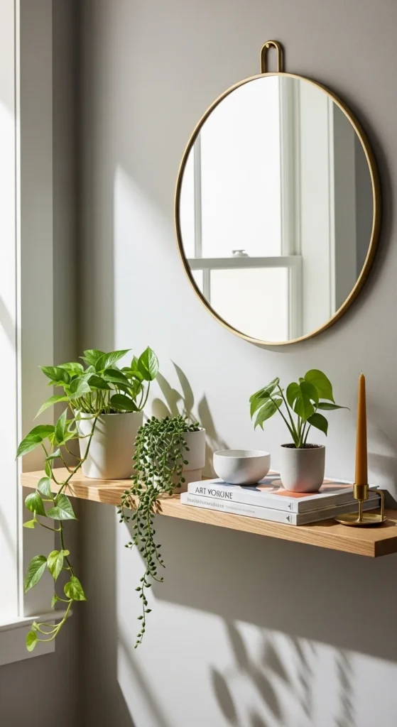 Mirror with Shelf Combo