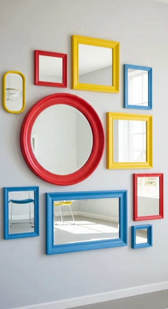 Mirrors With Colorful Frames