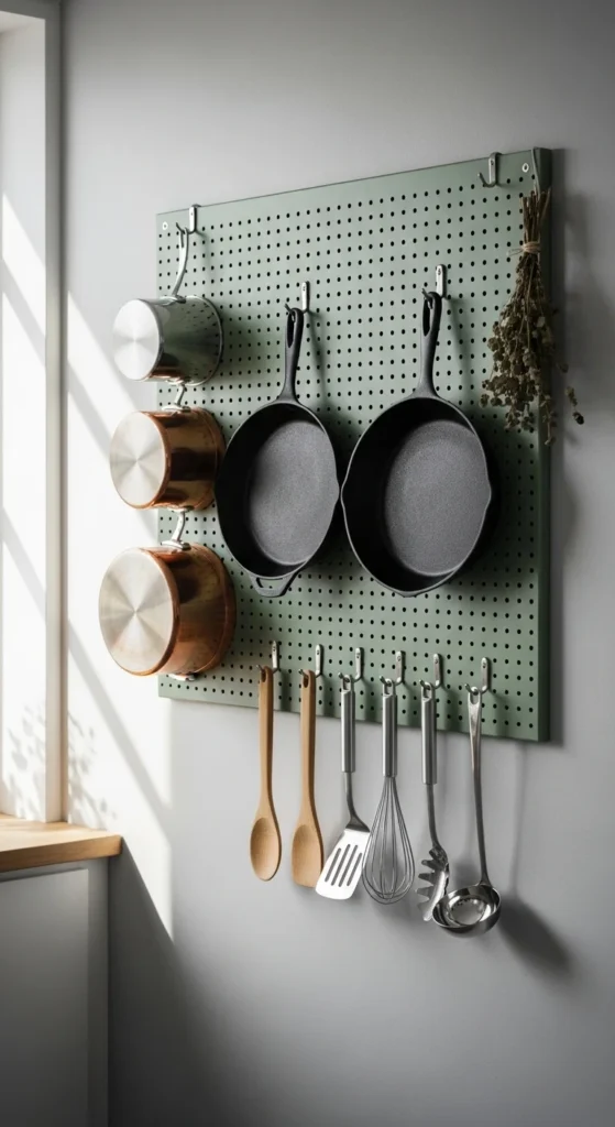 Pegboard Wall for Tools