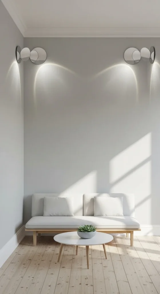 Small Accent Mirrors in Corners