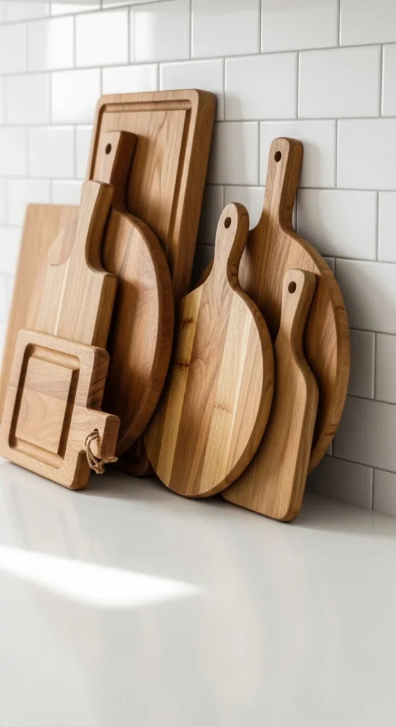 Stylish Cutting Board Display