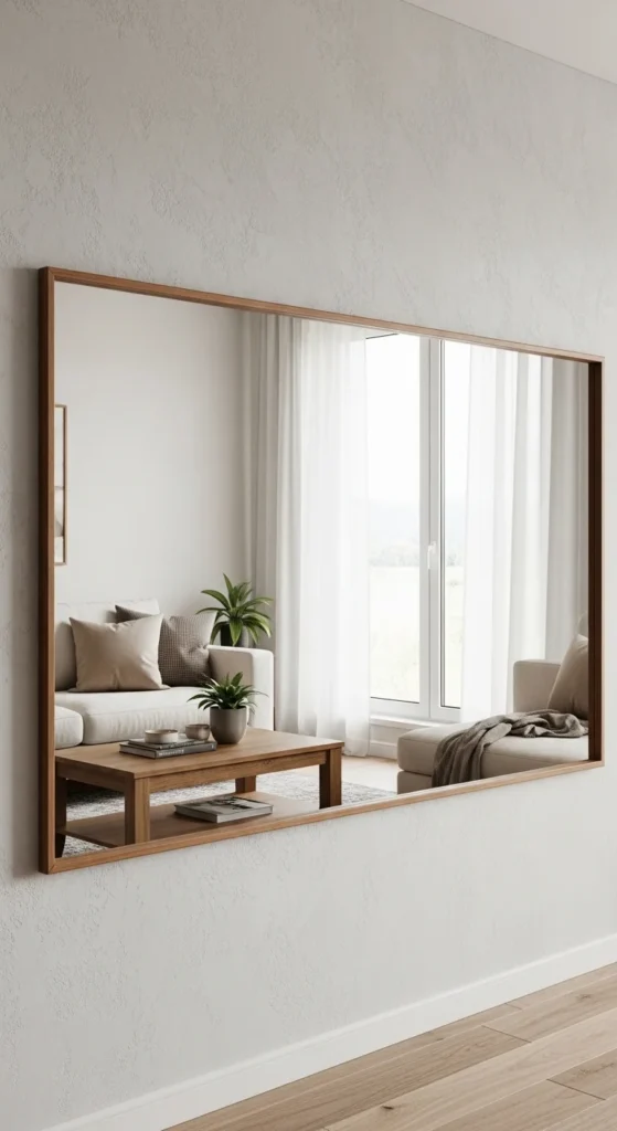 Use Floor Mirrors on Walls