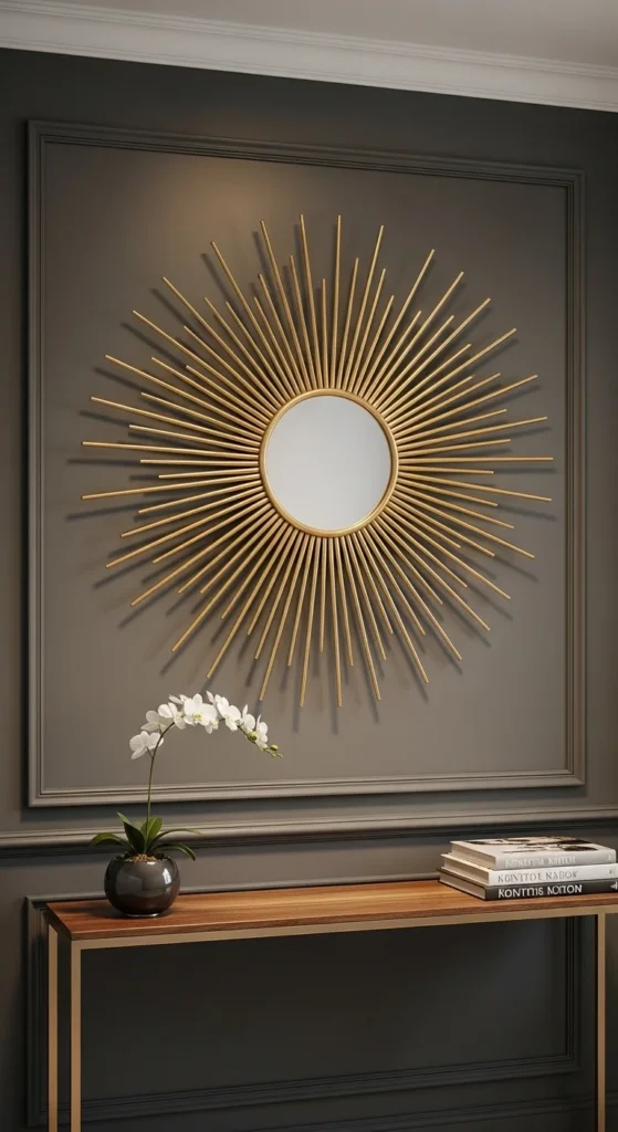 Use Sunburst Mirrors for Drama