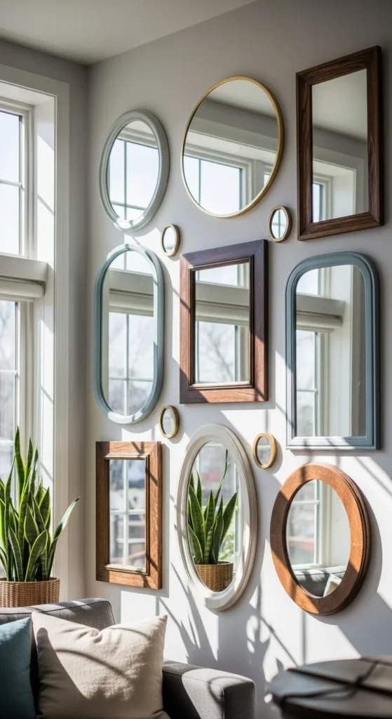 mirror gallery wall ideas